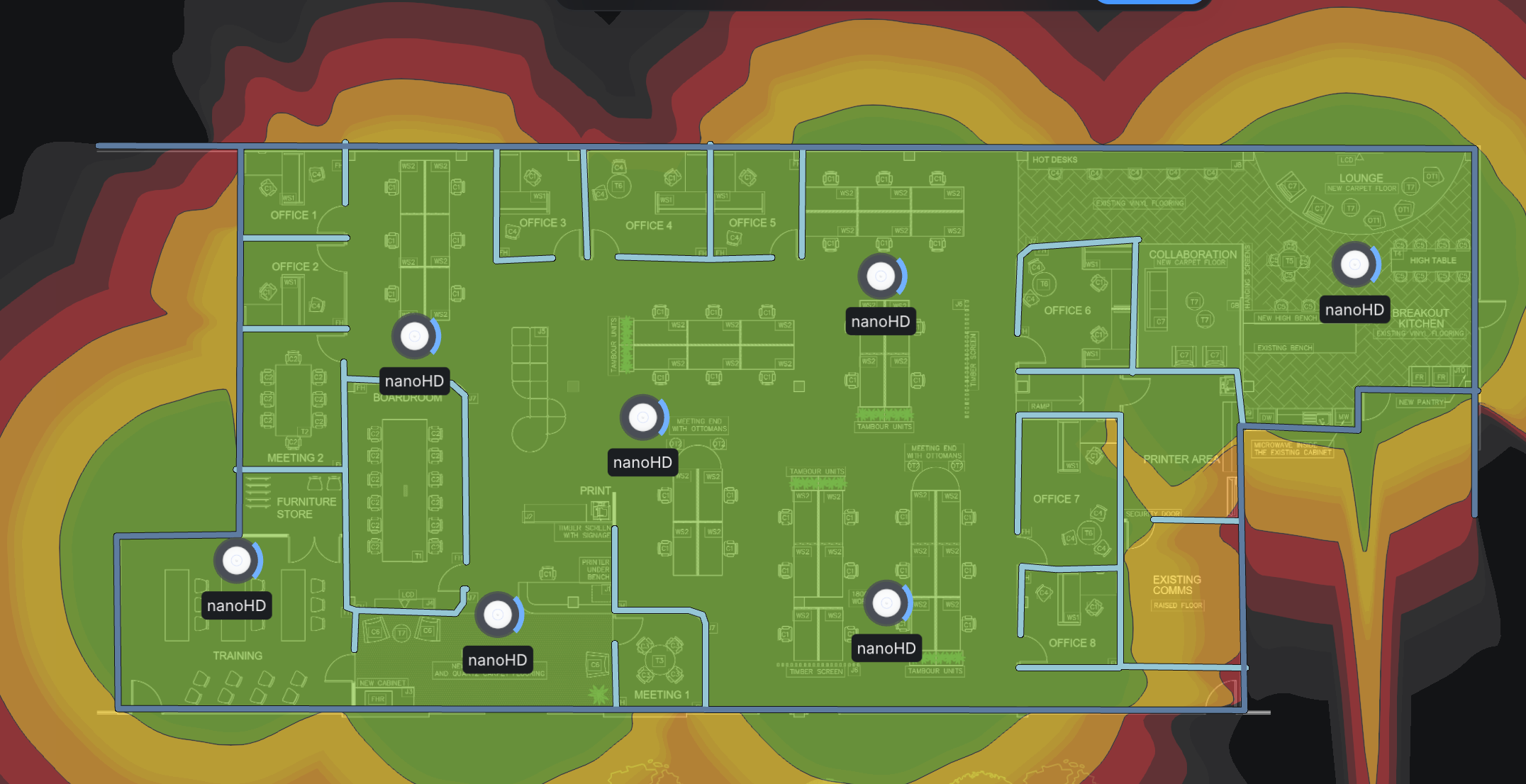 Predictive Wi-Fi Survey for New Builds & Office Fit-Outs