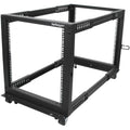 StarTech.com 4-Post 12U Mobile Open FraStarTech.com 4POSTRACK12U, 4-Post 12U Mobile Open Frame Server Rack, 19" Network Rack with Casters, Rolling Rack for Computer/AV/Data/IT Equipment - 4-Post 12U open frame server rack for Data/IT equipment