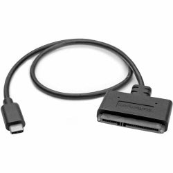 StarTech USB31CSAT3CB, USB-C to 2.5" SATA Drive Adapter Cable, Black, 2 Year Warranty