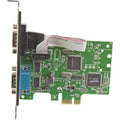 StarTech PEX2S1050, PCIe Serial Adapter with 16C1050 UART-RS232, 1xPCIe Port, 2xSerial Ports (External), Plug-in-Card, 2 Year Warranty