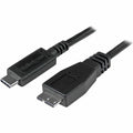 StarTech USB31CUB50CM, 1.6ft (50cm) USB-C to Micro USB-B Cable, USB 10Gbps, Data Cord, 3A, USB C to Micro-B Data Transfer Cable, 2 Year Warranty