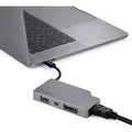 Startech CDPVDHDMDPSG, A/V Adapter, 1 x24-Pin USB-C Male, 1x25-Pin DVI-D Female, 1x19-pin HDMI Female, 1x20-Pin Mini DP Female, 1x15-pin HD-15 VGA Female, Space Gray, 3 Year Warranty