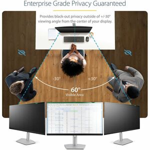 Startech PRIVSCNMON21, Monitor Privacy Screen Filter, 21" WideScreen, 16:9, Blue Light Reduction, 2 Year Warranty