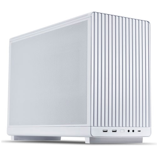 LIAN LI PC-A3W, DAN-A3 MicroATX Chassis with steel mesh side panel (option side glass panel), White, 1 Year Warranty