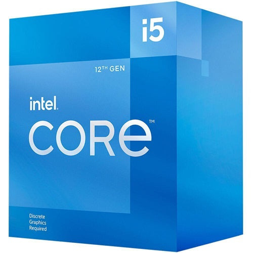 *Limits Apply, contact your AM* Intel BX8071512400F, Core i5 12400F, LGA 1700 Socket, 6 Cores, 12 Thread, Base: 2.5GHz, Turbo: 4.4GHz, Cache: 18MB, TDP: 65W, 3 Year Warranty. NOTE: This CPU does not have an Integrated GPU, so a dedicated Video Card
