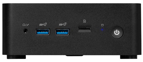 MSI Cubi NUC 1M-001BAU Black, Barebone NUC Tall, Core 7 150U/Up to DDR5/2*M.2+1*2.5'SSD&HDD/2*HDMI/2*TBT/2*LAN/Wifi6E/Card Reader/Switch Cable/3Y