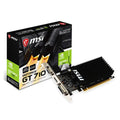 MSI GT 710 2GD3H 4HDMI, Nvidia GeForce GT710, 2GB GDDR3 (1600MHz), Clock Speed: 954MHz, 4xHDMI, PSU: 300W, PCI-E 2.0, 3 Year Warranty