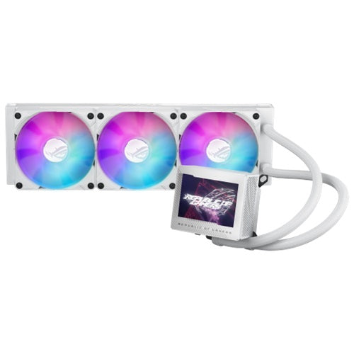 ASUS ROG RYUJIN III 360 ARGB EXTREME White, AIO Liquid CPU Cooler, 360mm(3x120mm), Socket:  Intel LGA 1851, 1700, 1200, 115x, AMD AM5,AM4, 6 Year Warranty