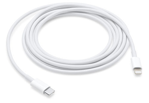 Astrotek CBAT-USBLIGHTNINGW-2, 2m USB Lightning Data Sync Charger Grey White Color Cable for iPhone 7S 7 Plus 6S 6 Plus 5 5S iPad Air Mini iPod, 1 Year Warranty