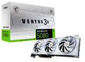 MSI GEFORCE RTX 5080 16G VENTUS 3X OC WHITE, Nvidia GEFORCE RTX 5080 16G VENTUS 3X OC, 16GB DDR7, Core Clock: 2655MHz, Cuda Core: 10752, 1xHDMI, 3xDP, PSU: 850W, PCIe5.0, 3 Year Warranty