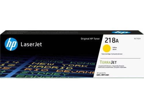 HP W218A, LaserJet Toner Cartridge, Page Yield: 1,200 Pages, Yellow