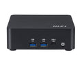 MSI Cubi NUC AI 1UMG-011BAU Black, Barebone NUC Slim, Core Ultra 5 125H/Up to DDR5/dTPM/1*M.2/2*HDMI/2*TBT/2*LAN/Wifi6E/Switch Cable/3Y