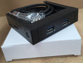 Casecom U3BAY-OEM, Front 3.5' USB3.0 2x USB3.0 Port w/19pin Internal Enclosure. 1 Year Warranty