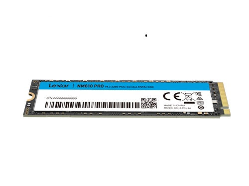 Lexar LNM610P500G-RNNNG, NM610 Pro, 500GB, M.2 NVMe, PCIe G3x4, 120TBW, Read Speed: Up to 3000MB/s, Write Speed: Up to 2400MB/s, 3 Year Warranty