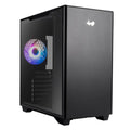 InWin IW-CS-A5BLK-1AM120S, Mid Tower, Tempered Glass, Drive Bays: 2x2.5", 2x2.5"/3.5", Expansion Slots: 7, 3xUSB(s), Fan Cooler, Motherboard Support: Micro ATX, Mini ITX, EATX, ATX, 1 Year Warranty