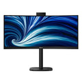 Philips 34B2U3600CH, 34"  UWQHD VA Curved Monitor, 3440x1440, 21:9, 4ms, 120Hz, Adaptive Sync, 1xHDMI, 1xDP, 1xUSB-C (DP Alt Mode), LAN, Speakers, Webcam, VESA, Height Adjustable, Swivel, Tilt, 4 Year Warranty