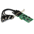 StarTech PEX4S232485, Multiport Serial Adapter, TAA Compliant, PCI Express x1, 4 x DB-9 RS-232/422/485, Serie, vía cable - 3.59 Mbit/s, Plug-in Card, 1 Year Warranty