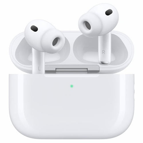 Apple MFHP4X/A, AirPods Pro 3 Wireless Earbuds, up to 4x more Active Noise Cancellation, Adaptive Audio, Dual Beamforming Mic, BT 5.3, USB-C MagSafe Charging Case Qi‑certified, Apple H2 Chip, IP57 Dust/Sweat/Water Resistant, 1 Year Warranty