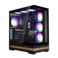 Zalman P40 NAMU BLACK, ATX, ARGB, Mid Tower, Tempered Glass, Drive Bays: 2 x Combo(2.5” or 3.5”) (Max. 3x 2.5” or 2 x 3.5”), Expansion Slot: 7, Fan: 120mm, ARGB controller, Motherboard: ATX / mATX / Mini-ITX, 1 Year Warranty