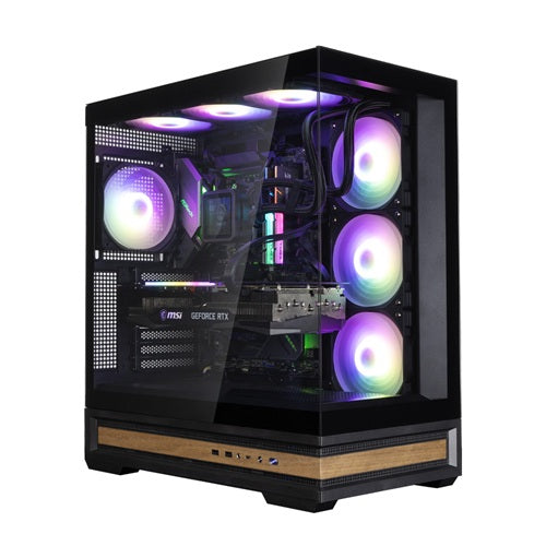 Zalman P40 NAMU BLACK, ATX, ARGB, Mid Tower, Tempered Glass, Drive Bays: 2 x Combo(2.5” or 3.5”) (Max. 3x 2.5” or 2 x 3.5”), Expansion Slot: 7, Fan: 120mm, ARGB controller, Motherboard: ATX / mATX / Mini-ITX, 1 Year Warranty