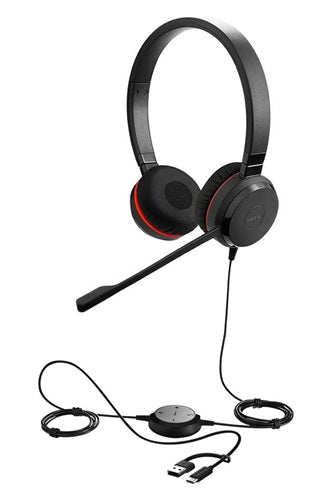 Jabra 5399 823 369, Evolve 30 II MS Stereo Headset, USB C/A, 3.5mm, 2 Year Warranty