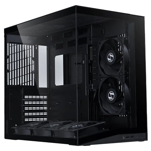 Lian Li PC-O11DMIV2FX, 011 Dynamic Mini V2 Flow ATX Case, Tempered Glass, Drive Bays: 2x2.5” SSD or 2x3.5” HDD, Drive Bays: 5, Fan: 120mm, Motherboard Support: ATX / Micro-ATX / Mini-ITX, 1 Year Warranty