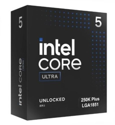 Intel Core Ultra 5 processor 250K Plus LGA1851 (30M Cache, up to 5.30 GHz) (15th Gen), Integrated Graphics  Please note: No CPU Cooler Included