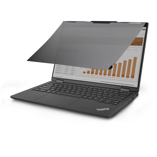 StarTech.com Lenovo X13 Yoga Gen 4 Bright Privacy Screen Filter with Touch, Flip-Over, 75% Light Transmittance, Anti-Glare Privacy Filter, +/- 30 Deg. View Angle