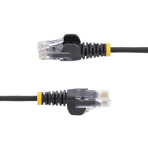 STARTECH.COM.com 5m Black Slim CAT6 Ethernet Cable, Snagless, 28AWG, LSZH, LTW