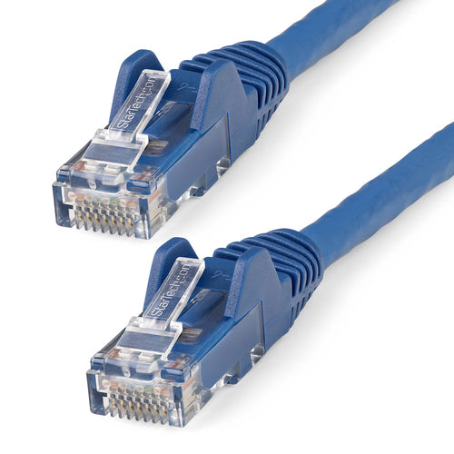 StarTech.com 3m CAT6 Ethernet Cable - LSZH (Low Smoke Zero Halogen) - 10 Gigabit 250Mhz 100W PoE RJ45 10GbE UTP Network Patch Cord Snagless with Strain Relief - Blue, CAT 6, ETL Verified, 24AWG