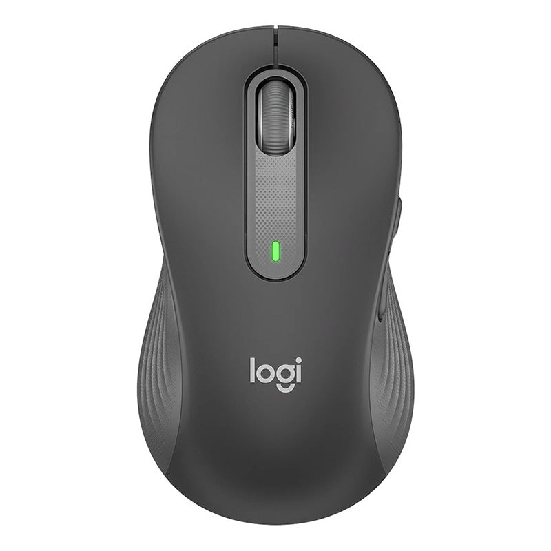Logitech 910-006234, Signature M650 L Left Wireless Mouse, Bluetooth, 2000 dpi, 5 Programmable Button, USB, Graphite, 1 Year Warranty