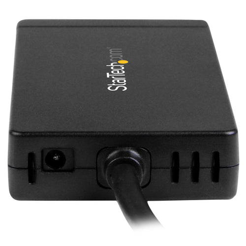 StarTech.com 3-Port USB-C Hub with Gigabit Ethernet - USB-C to 3x USB-A - USB 3.0 (5Gbps) - Includes Power Adapter - TAA