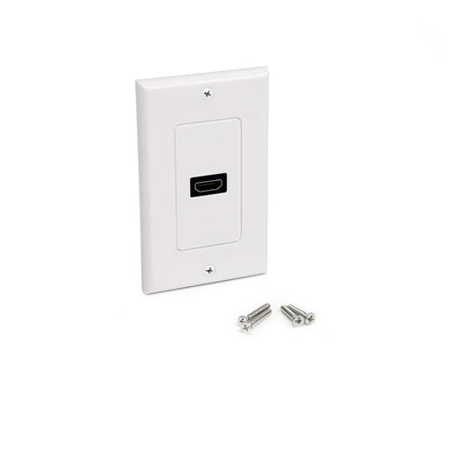 StarTech.com Single Outlet Female HDMI Wall Plate White