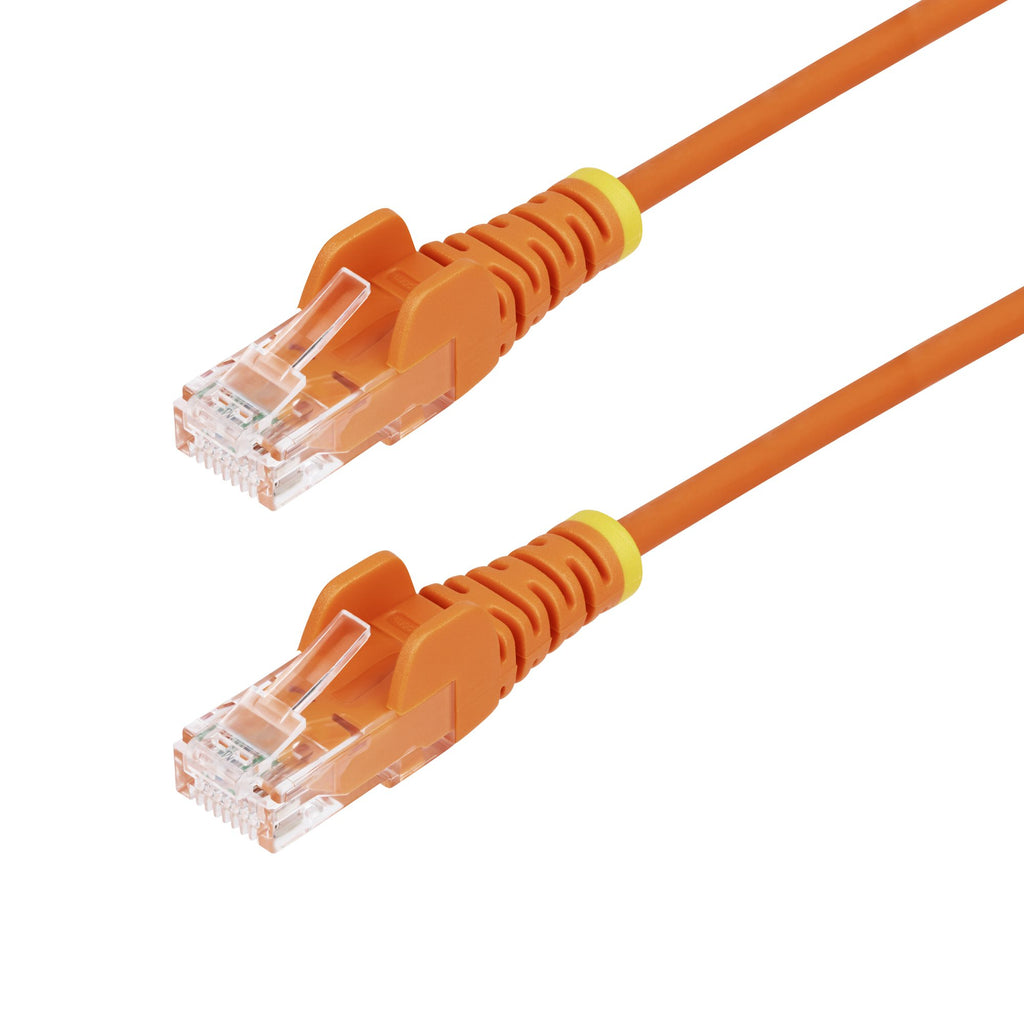 STARTECH.COM.com 50cm Orange Slim CAT6 Ethernet Cable, Snagless, 28AWG, LSZH, LTW