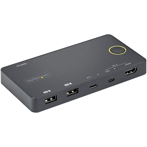 2 Port USB-A + HDMI & USB-C KVM Switch - 1x 4K 60Hz HDMI 2.0 2 YR