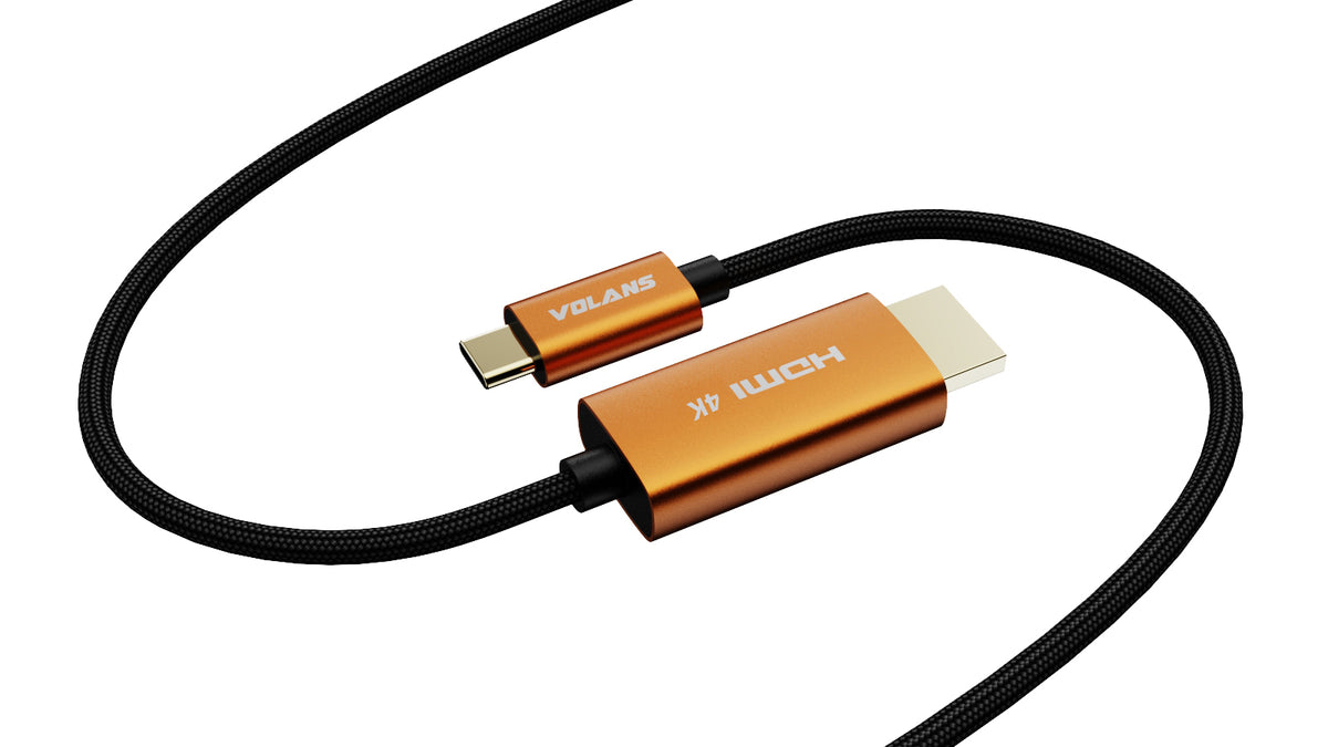VOLANS VL-CH42, Ultra 4K USB-C to HDMI Cable V2.0 (2M), 1 Year Warranty
