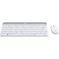 Logitech 920-009183, Slim Wireless Keyboard and Mouse Combo MK470 White, 1 Year