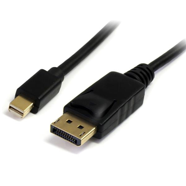 Startech MDP2DPMM2M, Mini DisplayPort to DisplayPort Cable, 2m, Black, 1 Year Warranty
