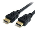 StarTech HDMM1MHS, 4K High Speed HDMI Cable with Ethernet, 1M, M/M, 1.4 Video/Display Cable, Ultra HD/PVC jacket, 28AWG/Gold-Plated Connectors/Al-Mylar foil with braid, For laptop/workstation, Black, Limited Lifetime Warranty