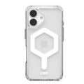 UAG Plyo MagSafe Apple iPhone 16 Plus (6.7') Rugged Case - Ice/White (114479114341), 16ft. Drop Protection (4.8M), Armored Shell, 10 Years Warranty