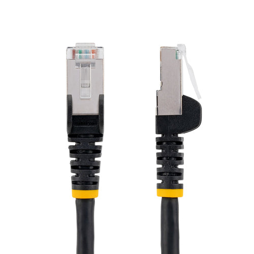 StarTech.com 3m CAT6a Ethernet Cable - Black - Low Smoke Zero Halogen (LSZH) - 10GbE 500MHz 100W PoE++ Snagless RJ-45 w/Strain Reliefs S/FTP Network Patch Cord