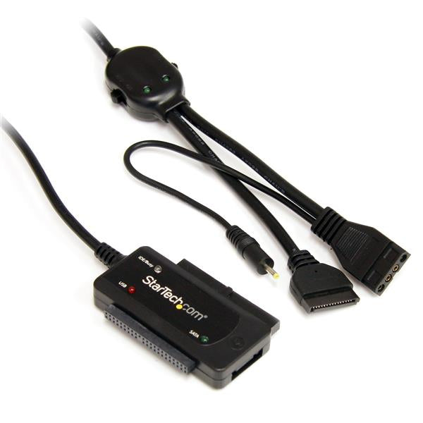 Startech USB2SATAIDE, USB 2.0 to SATA/IDE Combo Adapter for 2.5/3.5" SSD/HDD, 2 Years warranty