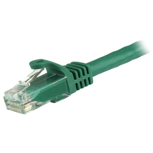 STARTECH.COM 1.5M CAT6 CABLE, RJ45 PATCH CORD, SNAGLESS, 650MHz 100W, GREEN, LTW