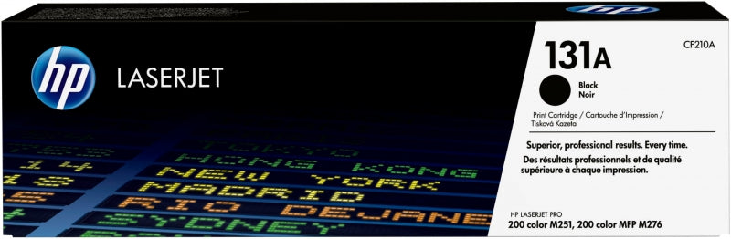 HP CF210A, 131A Black LaserJet Toner Cartridge