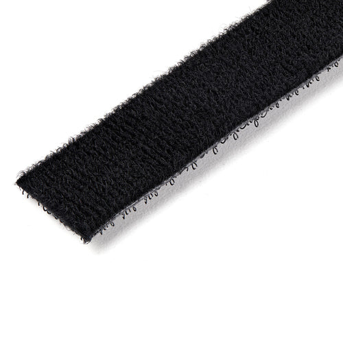 StarTech.com 100ft (30.5m) Hook and Loop Roll, Black, Cut-to-Size Reusable Cable Ties, Bulk Industrial Wire Fastener Tape, Adjustable Fabric Wraps, Reusable Self Gripping Cable Management Straps