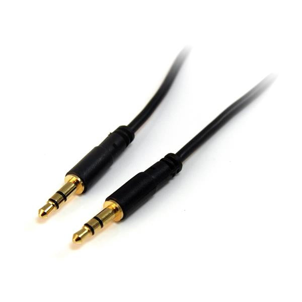 STARTECH.COM 1.8m SLIM 3.5mm STEREO AUDIO CABLE - M/M - 3.5mm AUDIO CABLE LTW