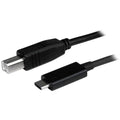 StarTech.com 3ft (1m) USB-B to USB-C Cable, Data Cord, USB 2.0, USB-C Data Transfer Cable