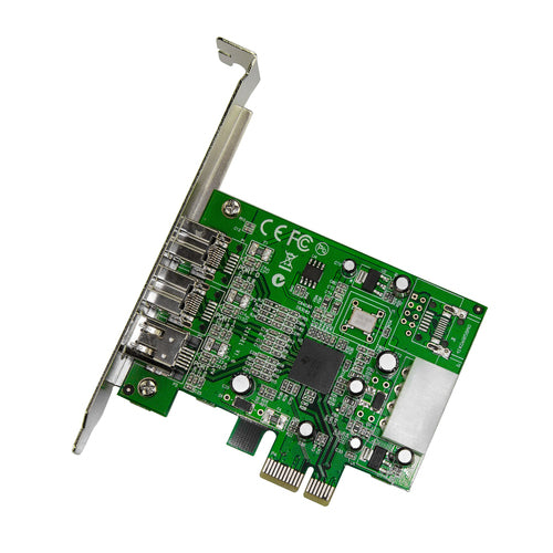 STARTECH.COM 3 PORT PCIe CARD ADAPTER, 2 X IEEE1394B PORT, 1 X IEEE1394A PORT, LTW