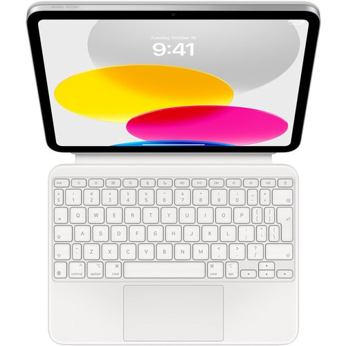 Apple MQDP3ZA/A, Magic Keyboard for iPad 10.9" (G10), White, 1 Year Warranty