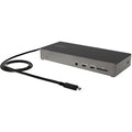 StarTech DK31C2DHSPD, Triple 4K Monitor USB-C Docking Station, 100W, 1xHDMI, 2xDP, 1xSD Card, 6xUSB Ports, 1xRJ-45, Wired, 3 Year Warranty